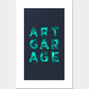 Street Art Garage Splash Graffiti Posters and Art